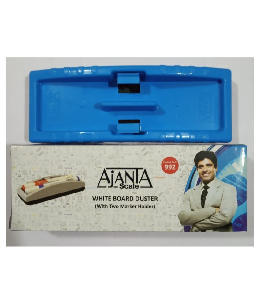 WHITE BOARD DUSTER AJANTA  Material: Plastic (Pack of 1)