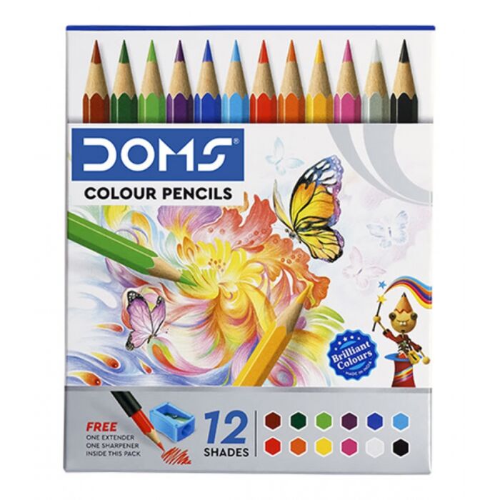 Doms Colour Pencils (12 Shades)