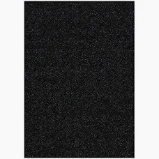 Glitter Foam Sheet Black Color for Art & Craft| A4, Non-Adhesive (Pack of 1)