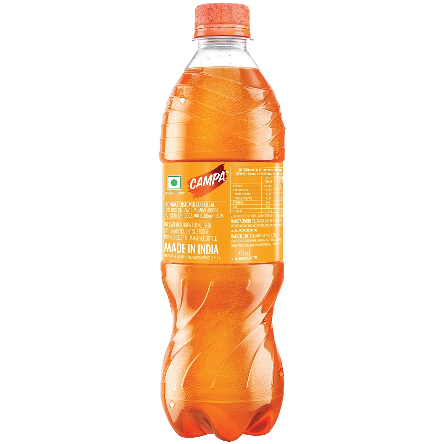Campa Orange-500ml (Pack of 24)